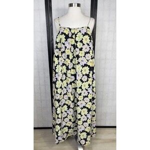 Annorlunda cami maxi smock dress in retro floral. Size: 2 ASOS $118